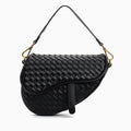 Vioraia Madelyn Woven Saddle Bag