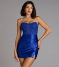 Tiffany Strapless Corset Mini Dress