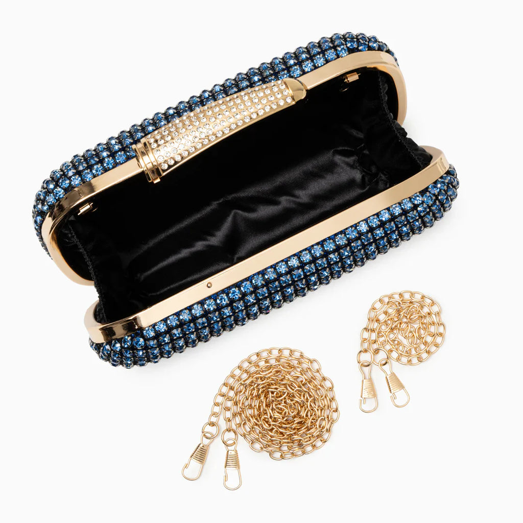 Vioraia (CS) Sara Diamond Encrusted Clutch Bag