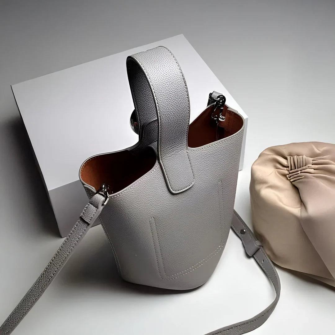 Vioraia Rosa Bucket Crossbody Bag