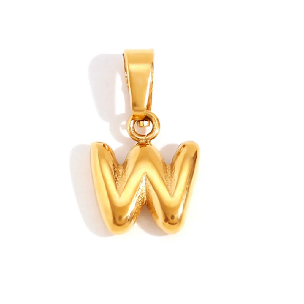 Vioraia Bubble Letter Necklace