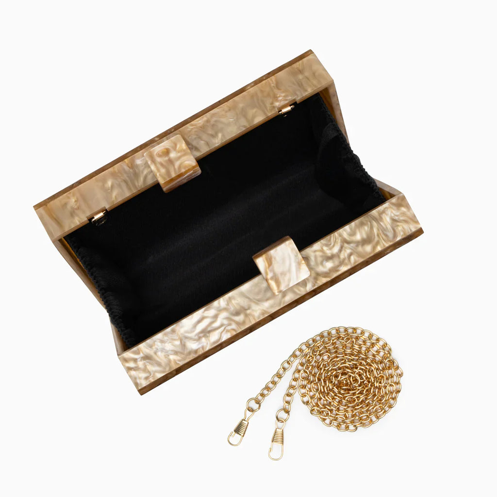 Vioraia Arya Acrylic Clutch Bag