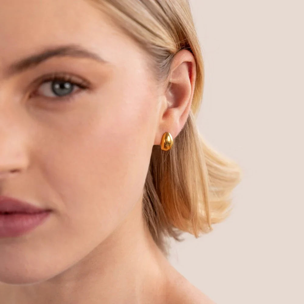 Vioraia Mini Curve Earrings