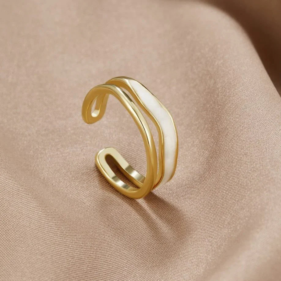 Vioraia Layered Sahara Gold Ring