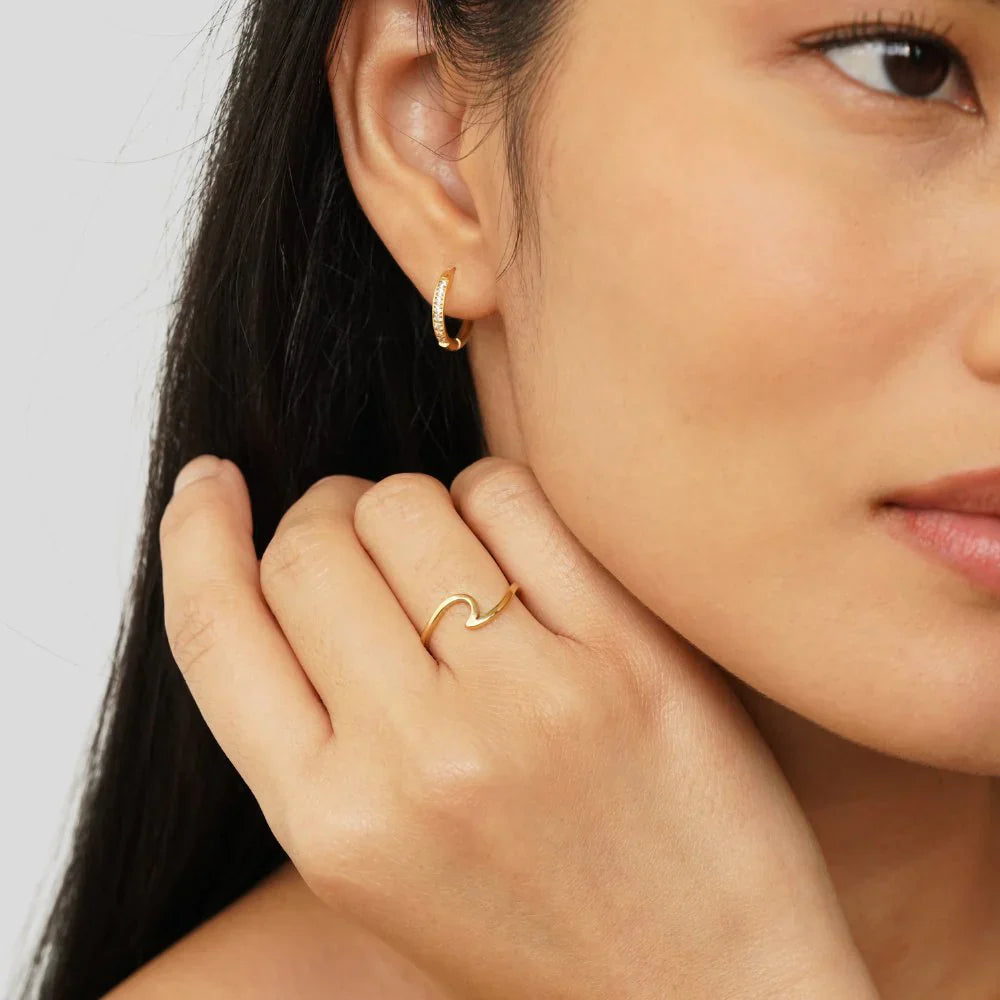Vioraia Imari Gold Wave Ring