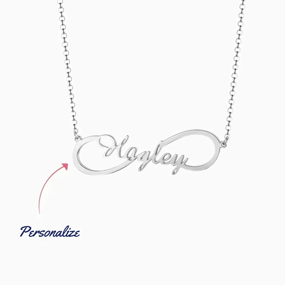 Vioraia Infinity Name Necklace