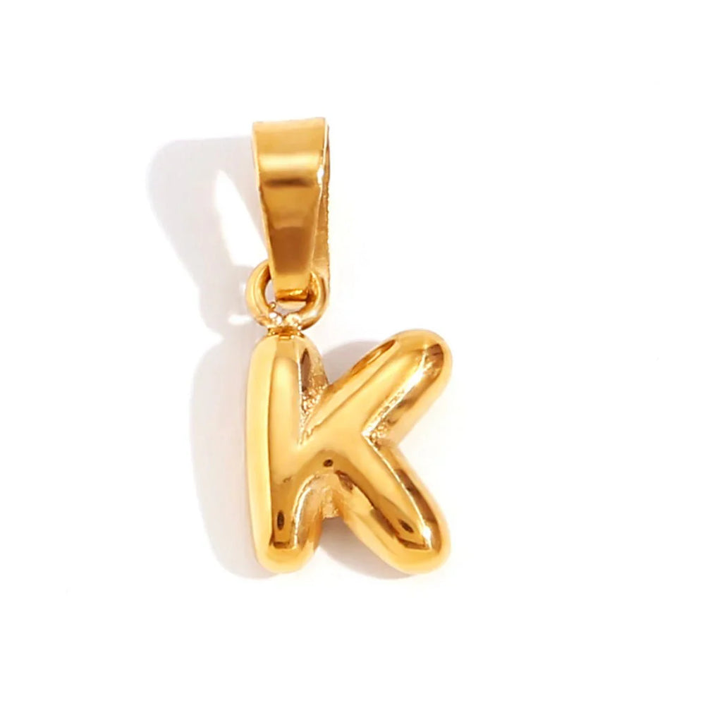 Vioraia Bubble Letter Necklace