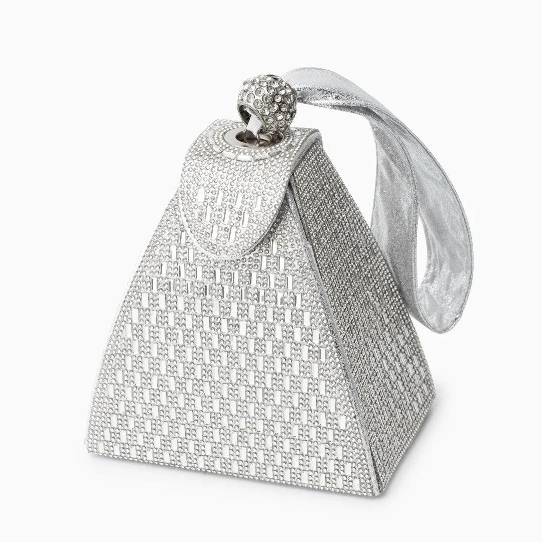 Vioraia Crystal Pyramid Handbag