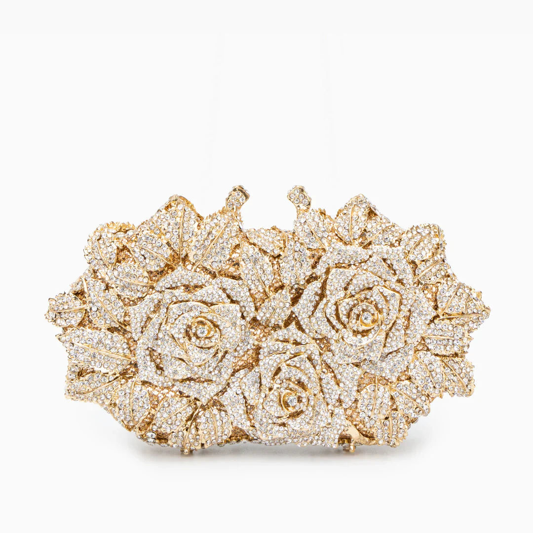 Vioraia Cecilia Rose Clutch Bag