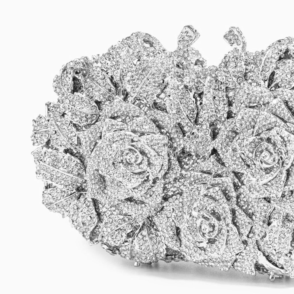 Vioraia (CS) Cecilia Rose Clutch Bag - Silver