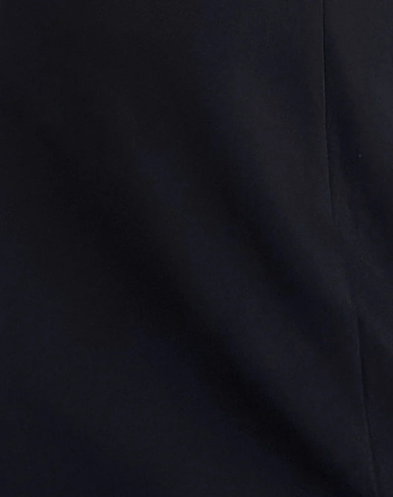 Vadanni Bow Front Mini Dress in Black