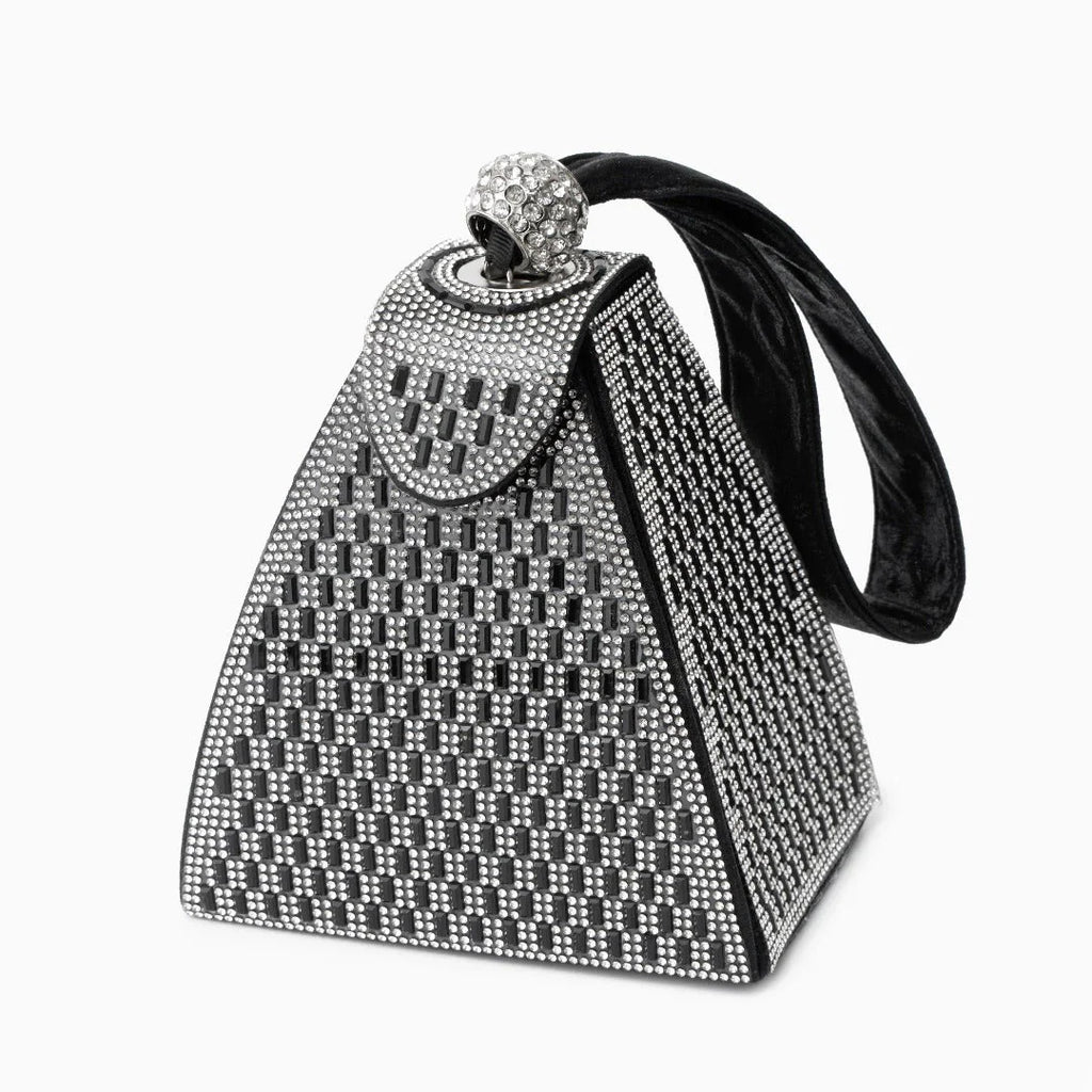Vioraia Crystal Pyramid Handbag