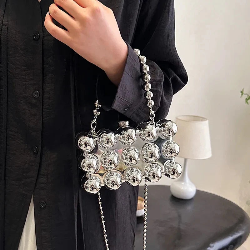 Vioraia Jada Acrylic Clutch Bag