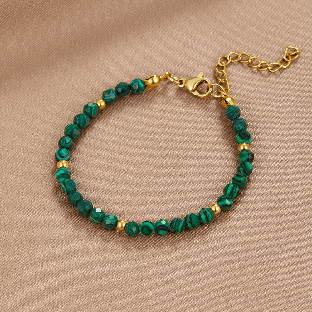 Vioraia Emerald Green Beaded Bracelet