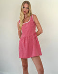 Leshi Mini Dress in Red Gingham