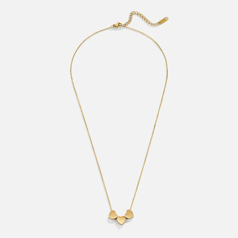 Vioraia Trio Heart Pendant Necklace