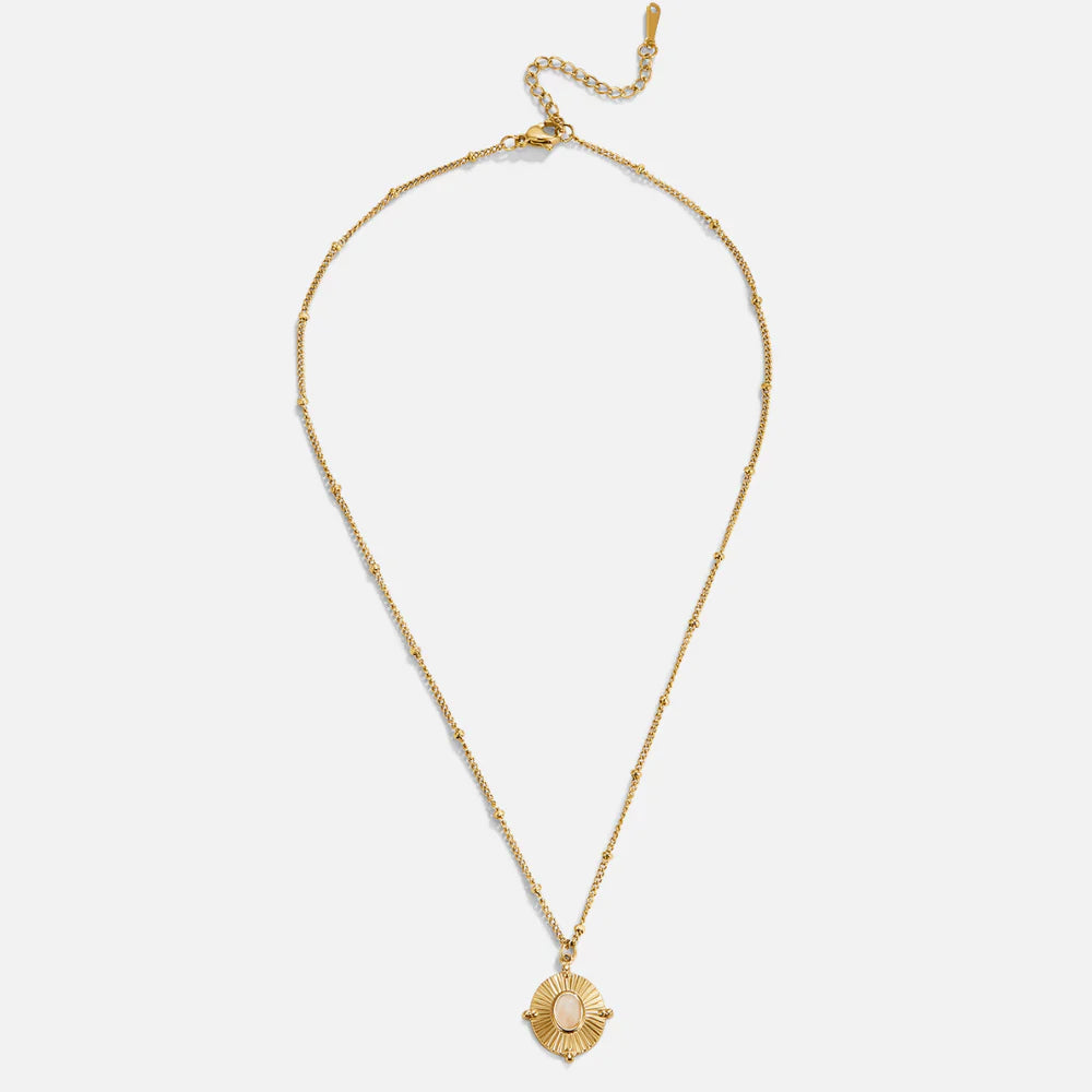 Vioraia Monique Vintage Stone Necklace