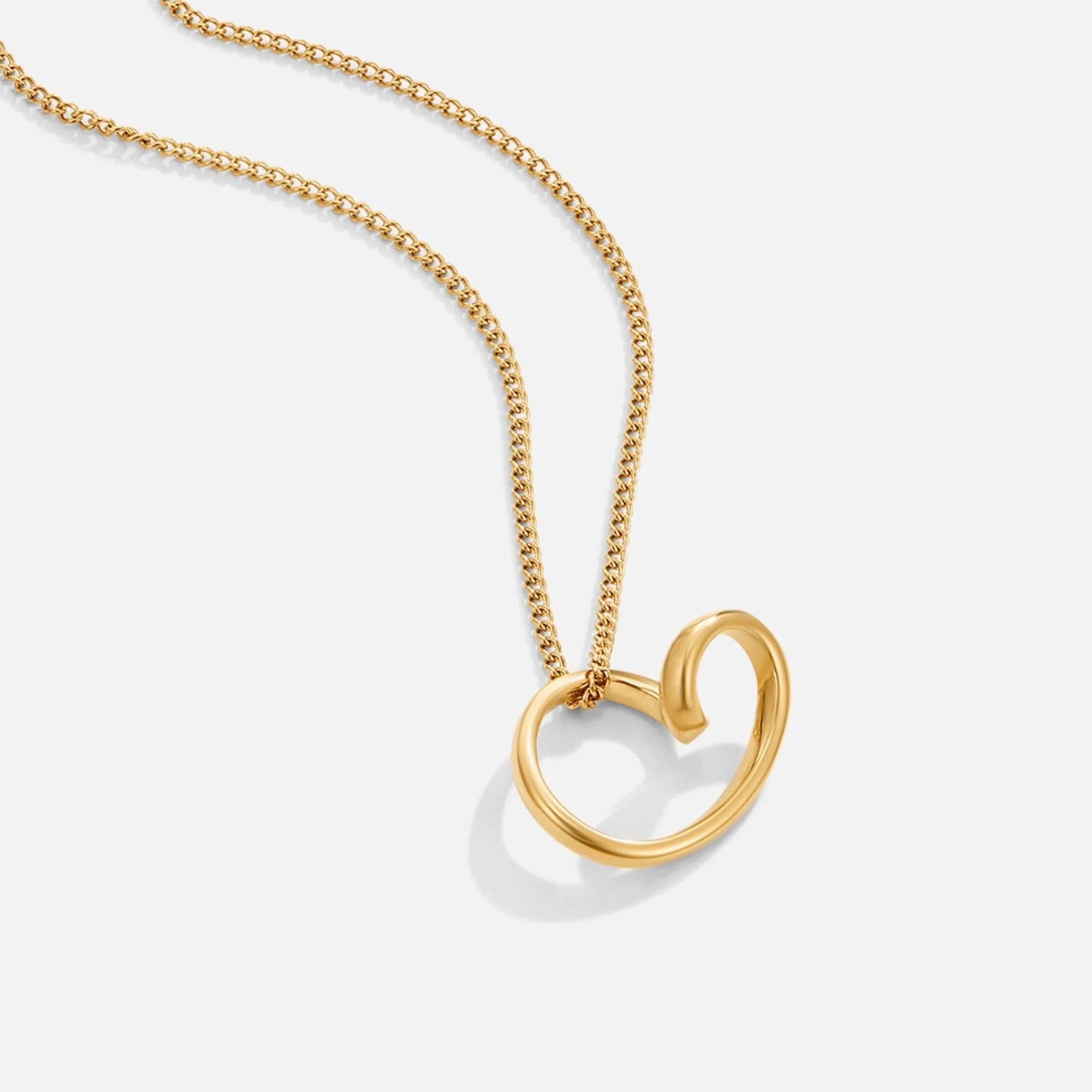 Vioraia Twisted Heart Necklace
