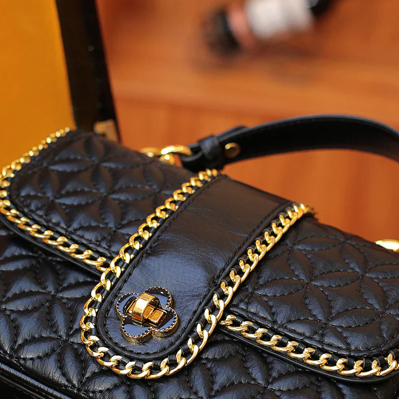 Vioraia Valerie Genuine Leather Crossbody Bag