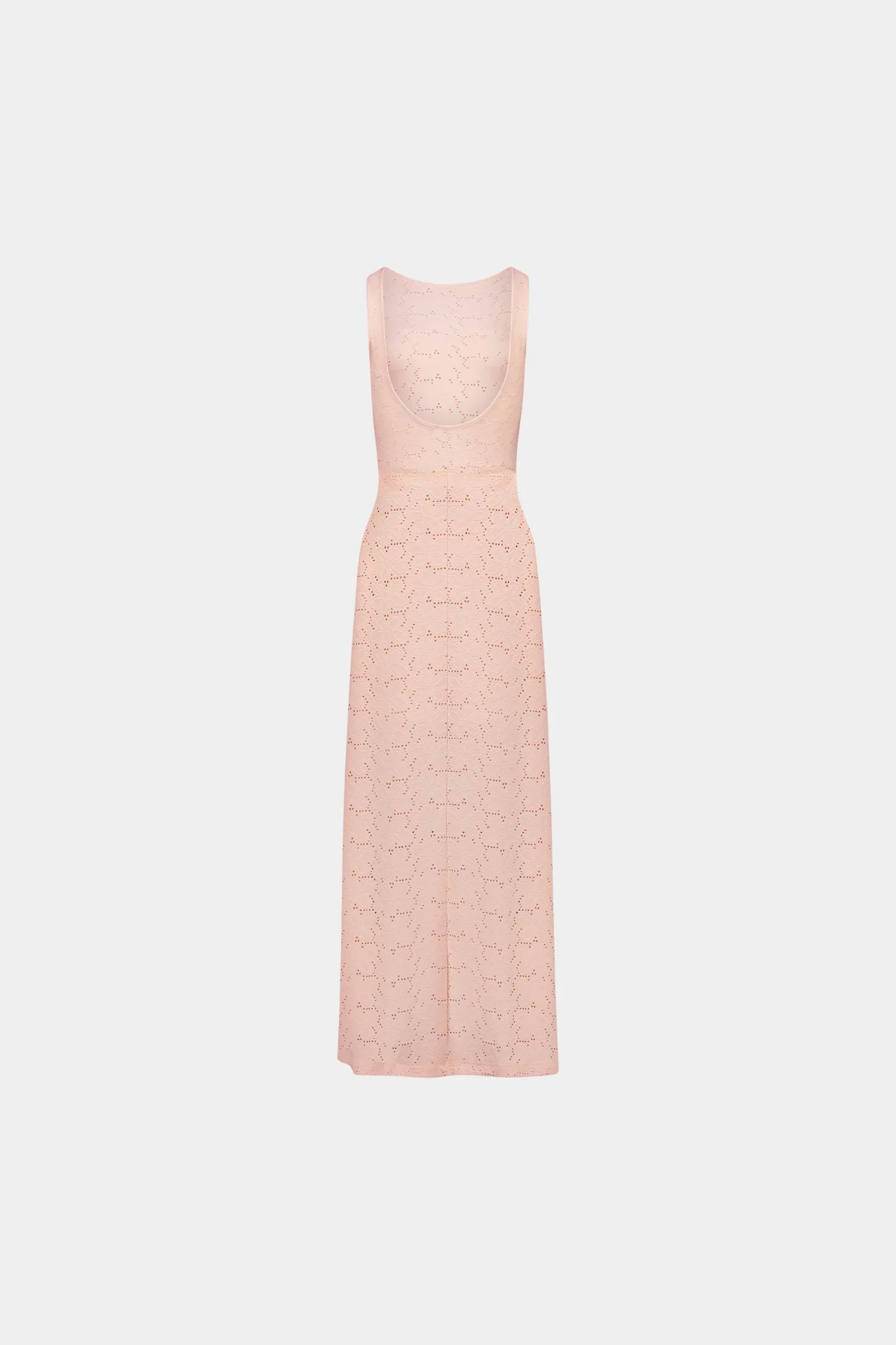 Ruffled Maxi Dress | Coral Pink