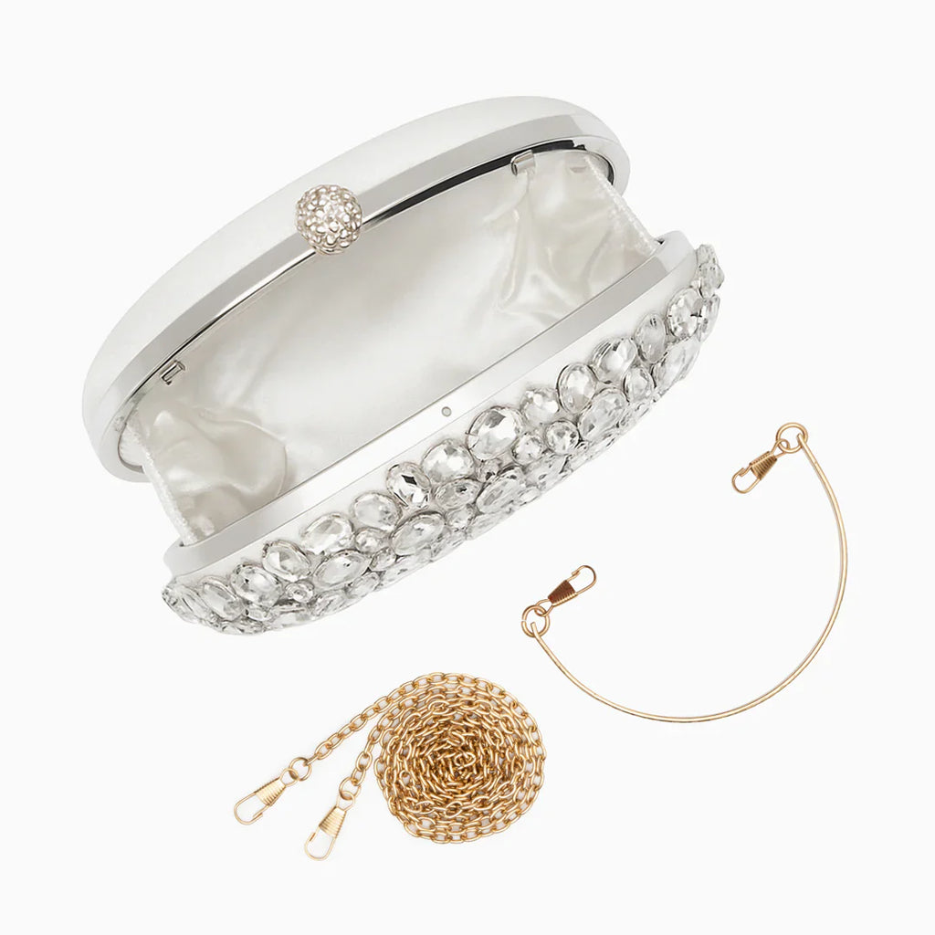 Vioraia Seraphine Gemstone Clutch Bag