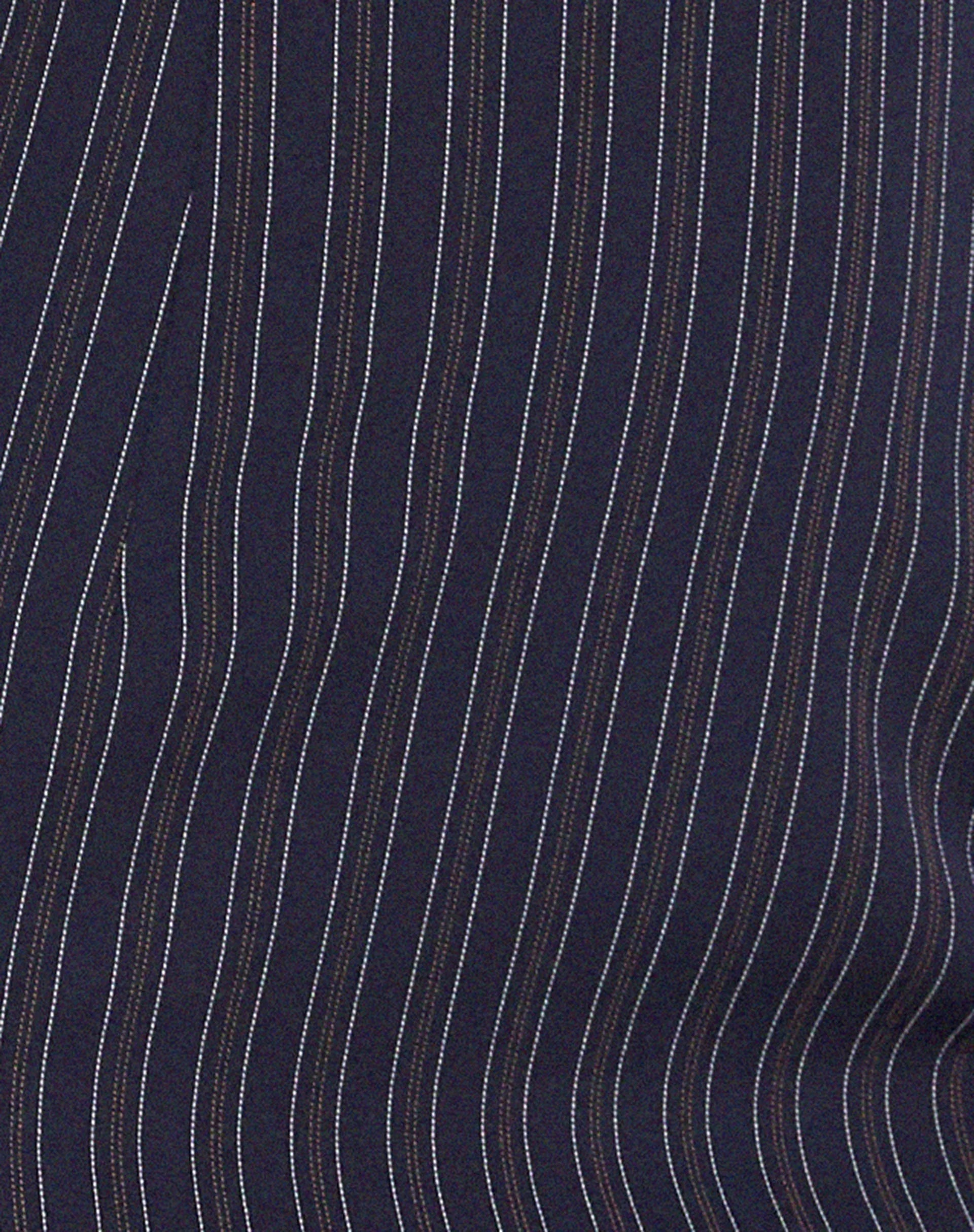 Hadavi Mini Halterneck Dress in Navy Pinstripe