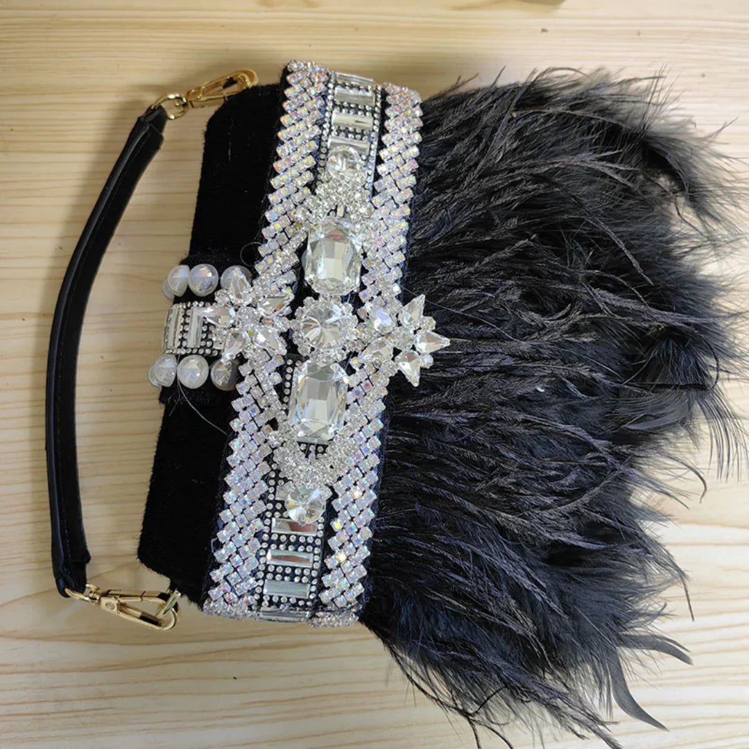 Vioraia Velora Feather Handbag