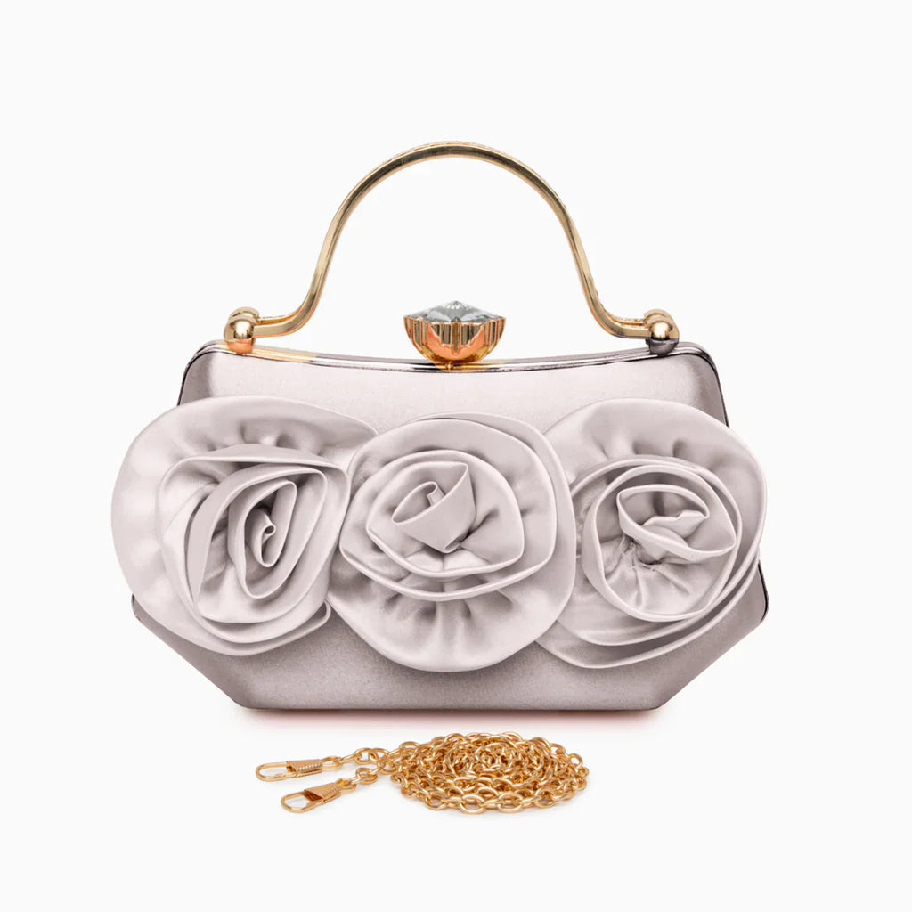 Vioraia Soleia Bloom Clutch Bag
