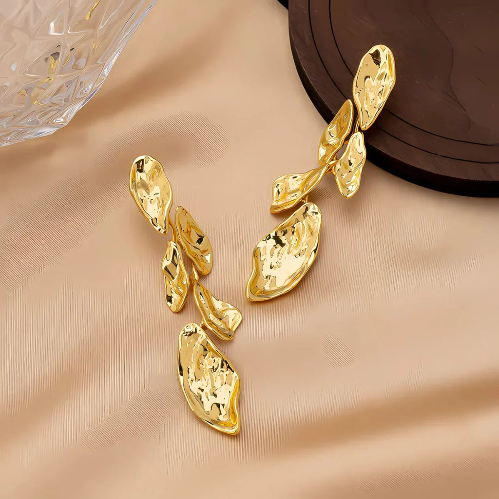 Vioraia Luna Molten Cascade Earrings