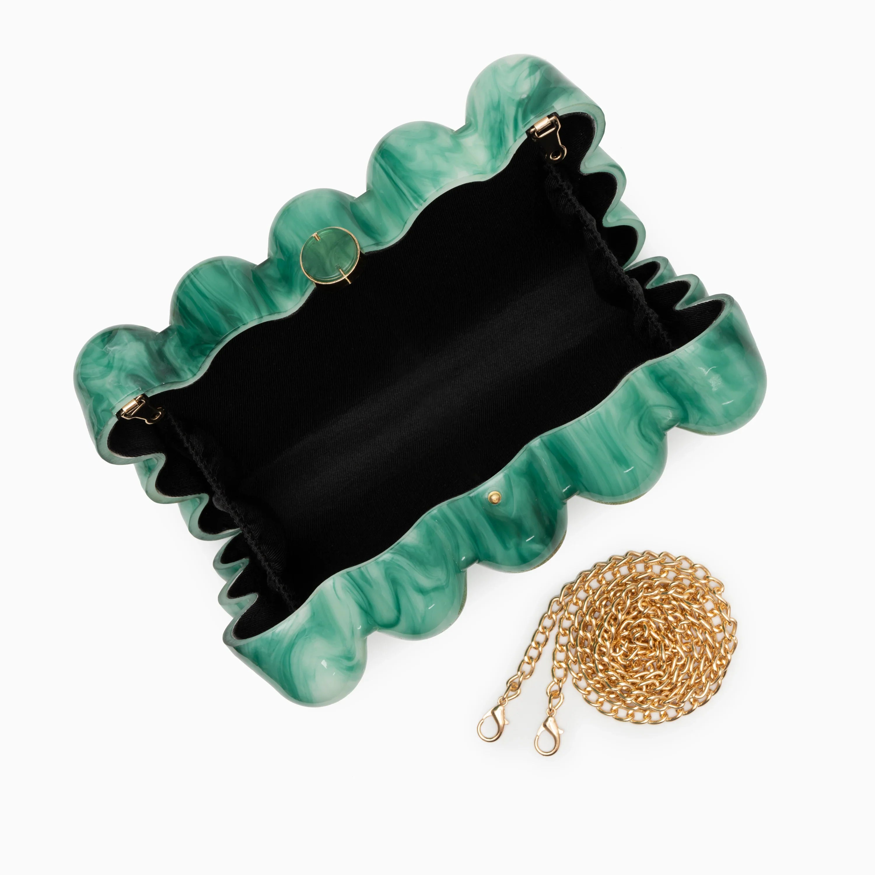 Vioraia Lorraine Acrylic Clutch Bag