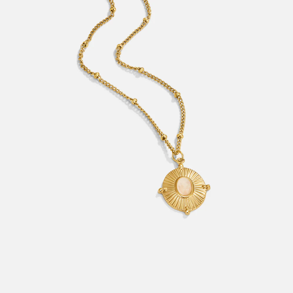 Vioraia Monique Vintage Stone Necklace