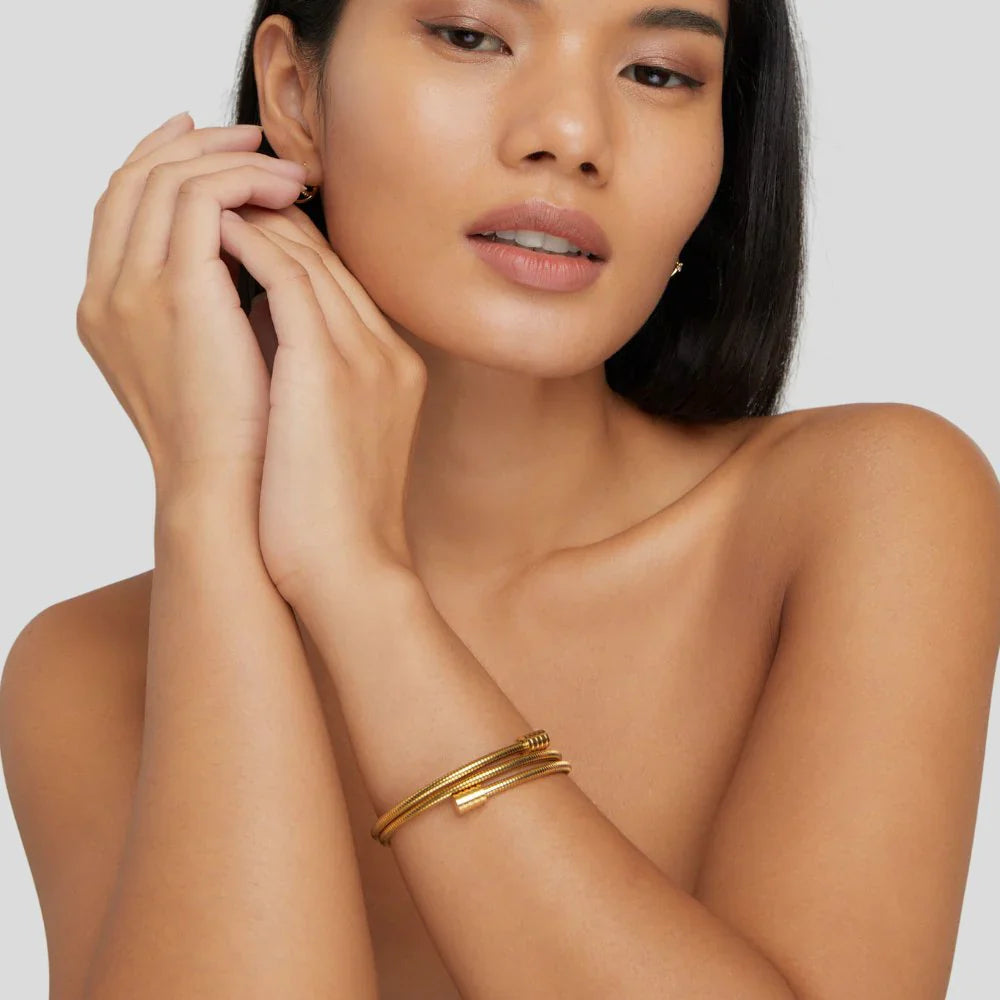 Vioraia Twisted Gold Bracelet