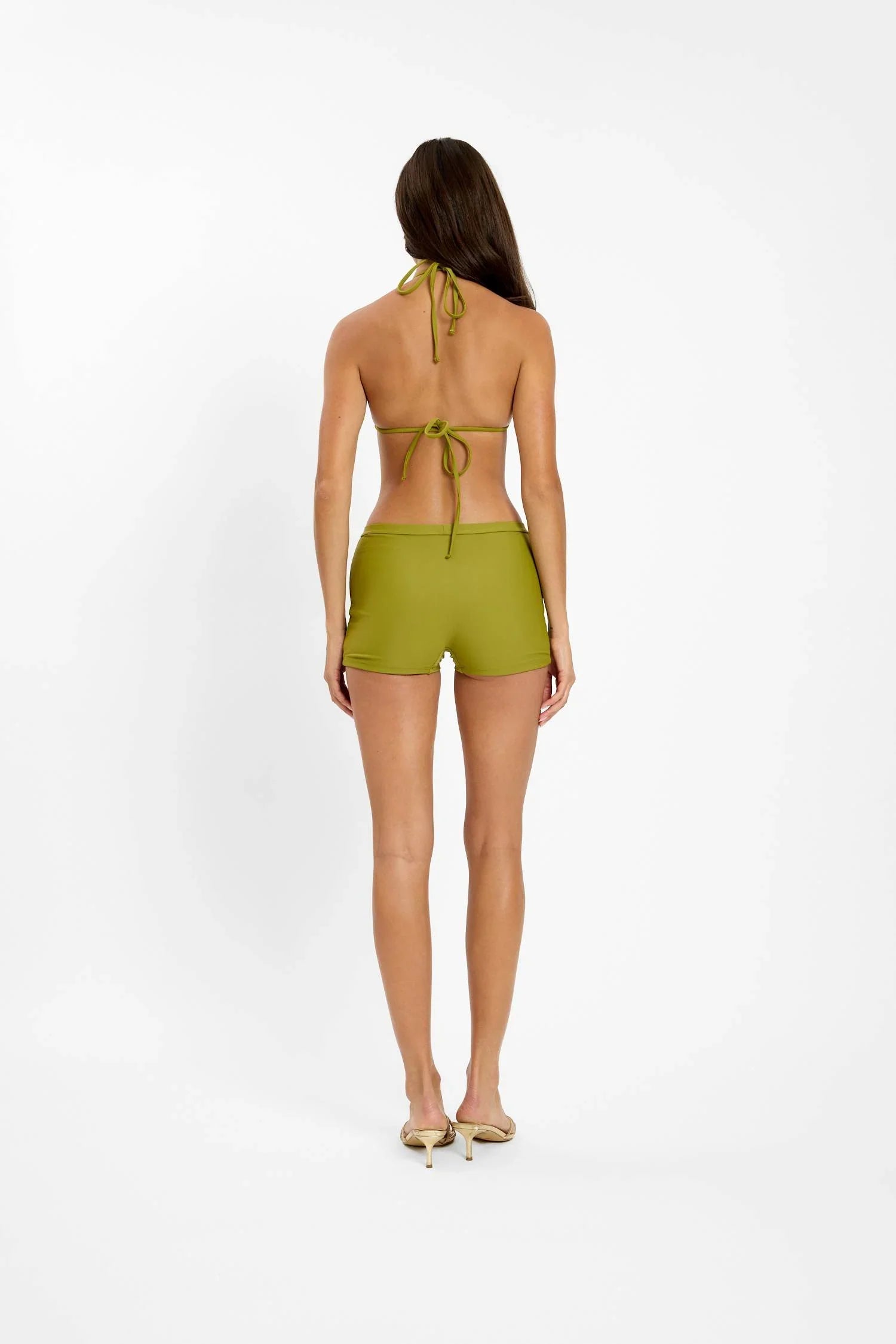 Triangle Top | Beaded Emerald