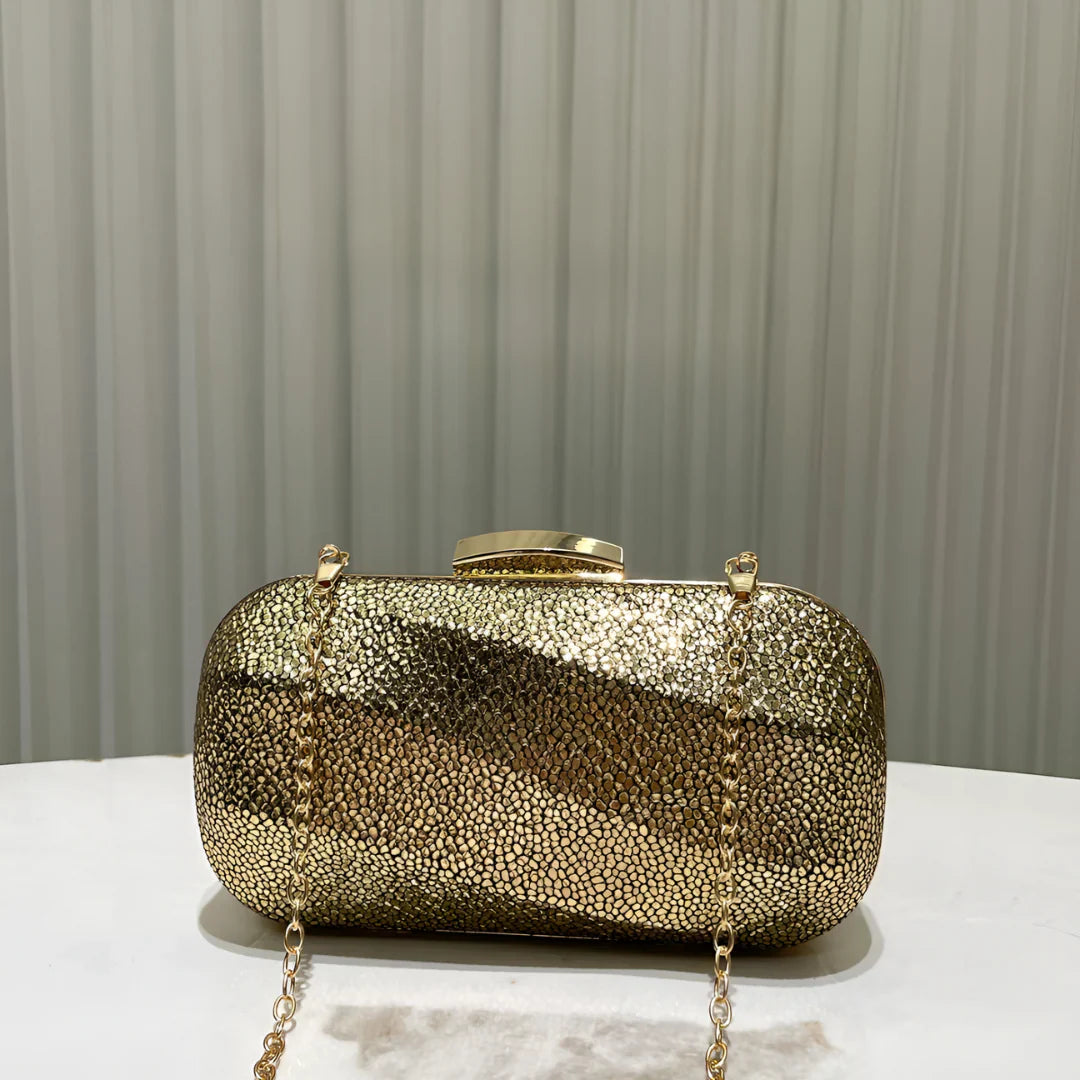 Vioraia Aurum Crush Clutch Bag