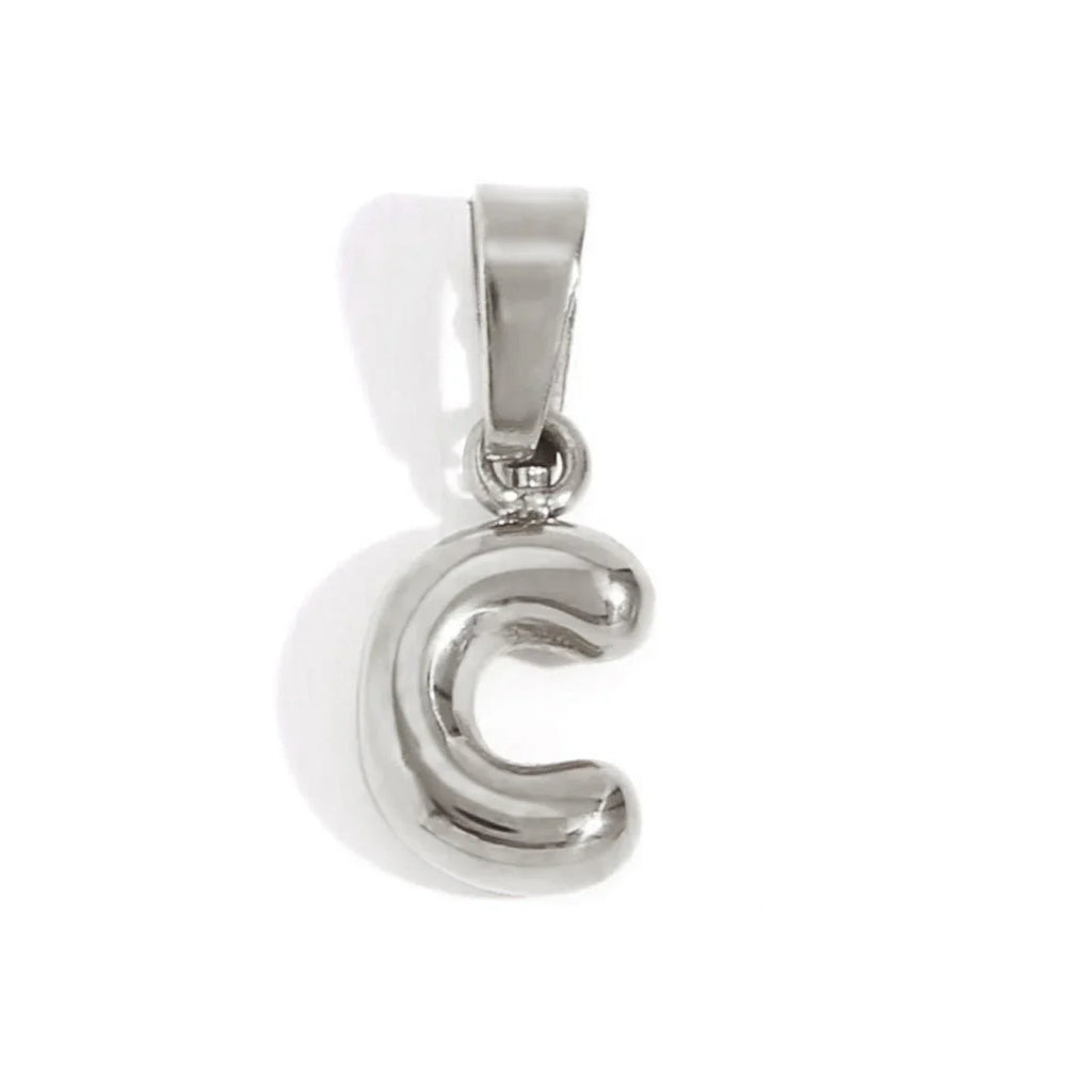 Vioraia Bubble Letter Necklace