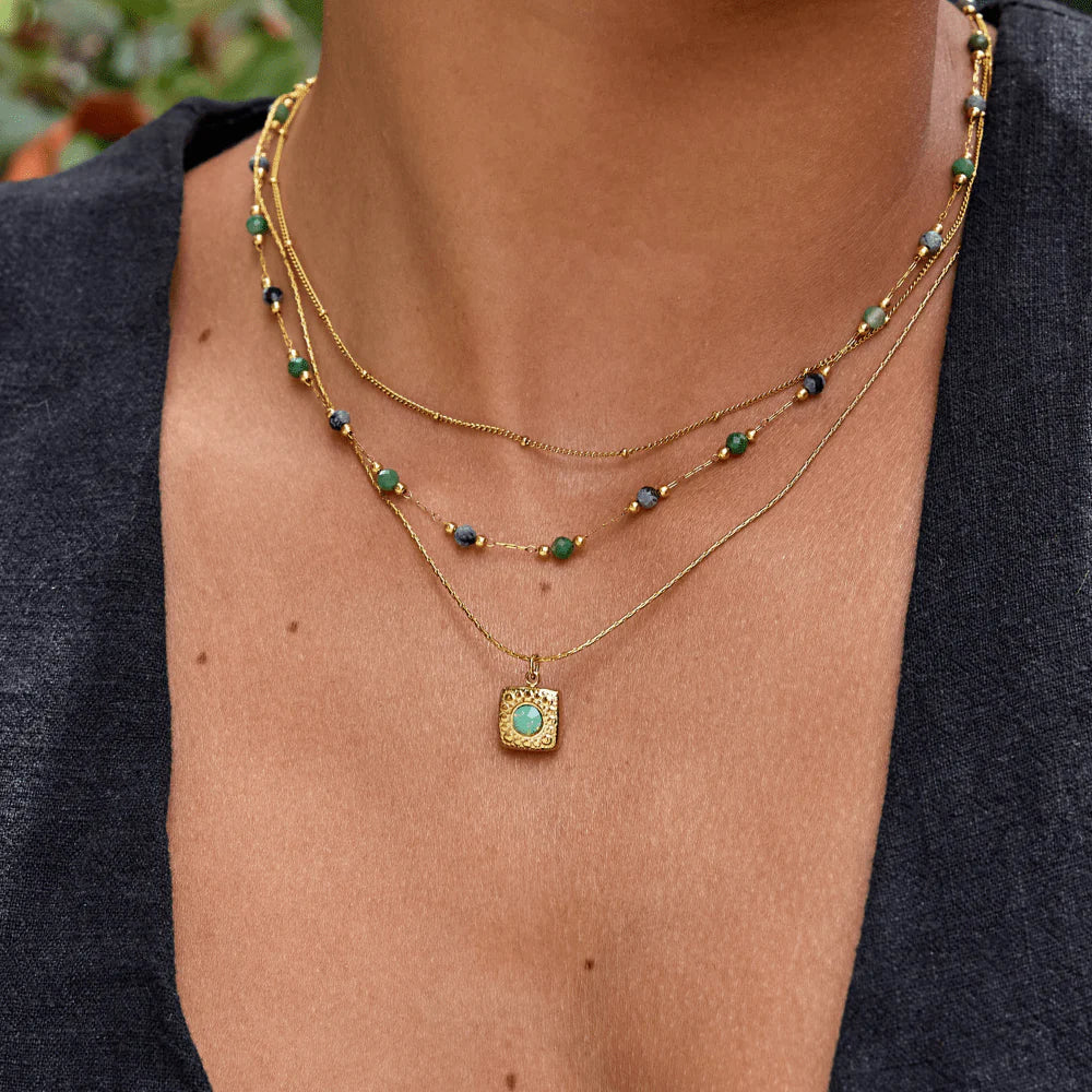 Vioraia Lara Vintage Gold Necklace