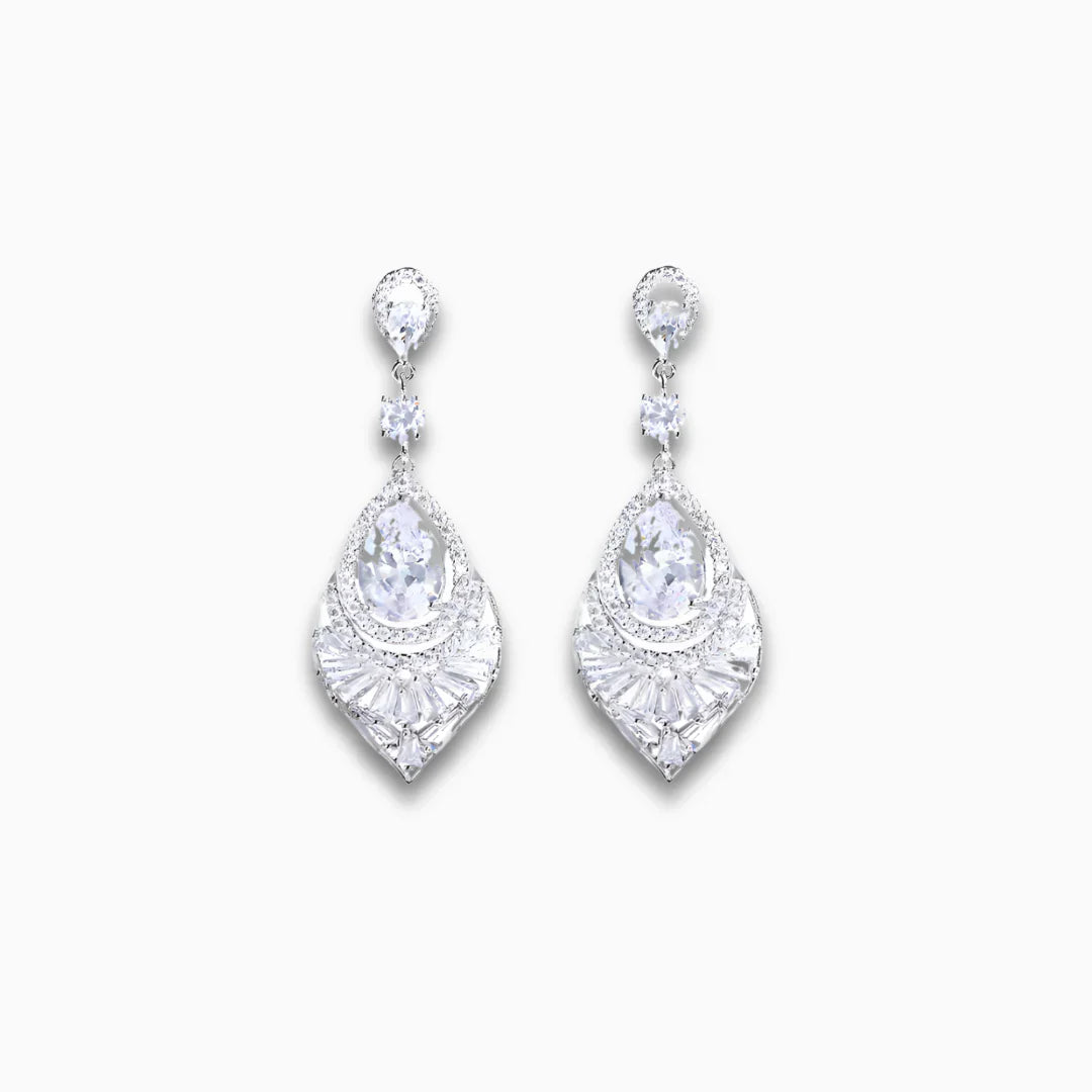 Vioraia Celestia Crystal Drop Earrings