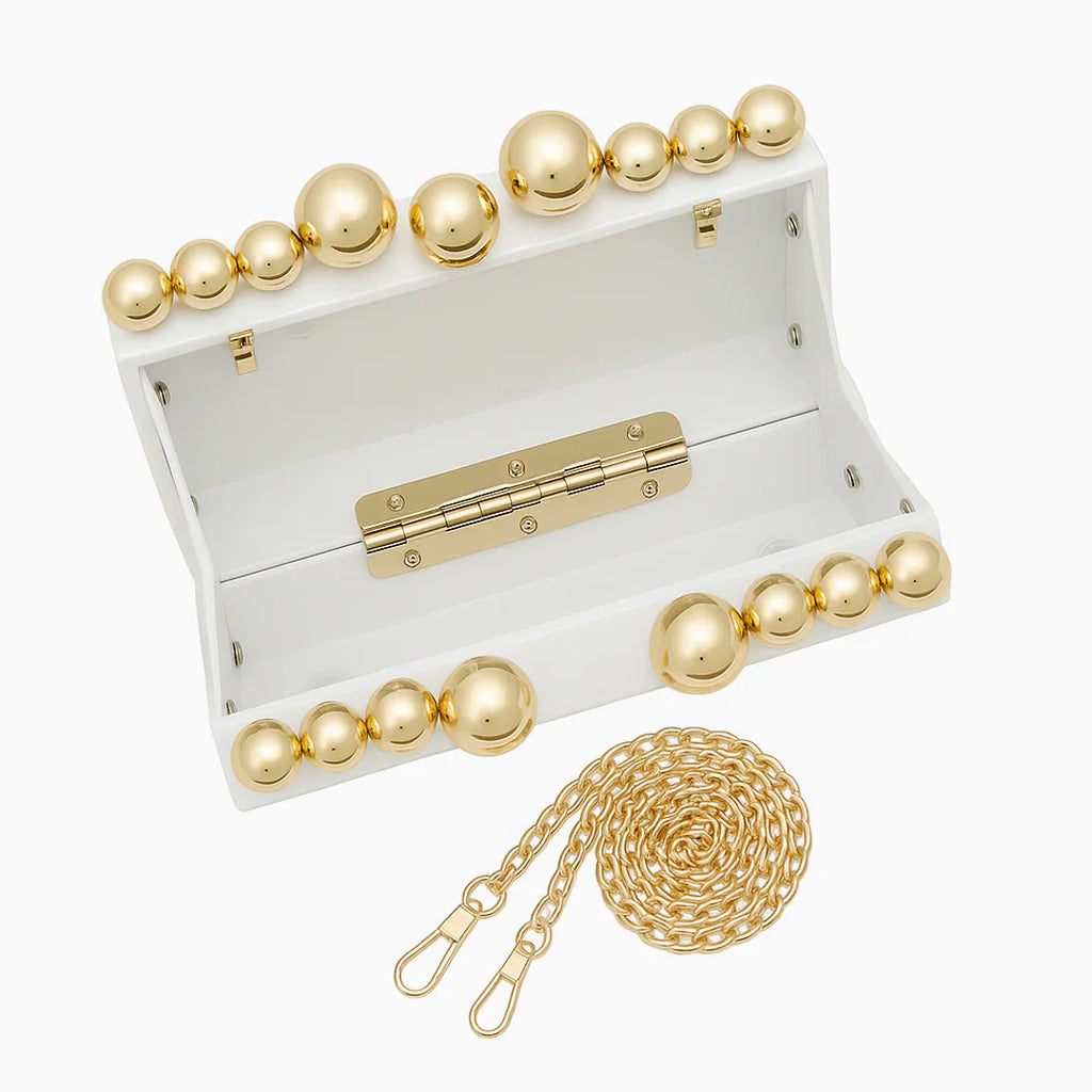 Vioraia Verdant Orbit Clutch Bag