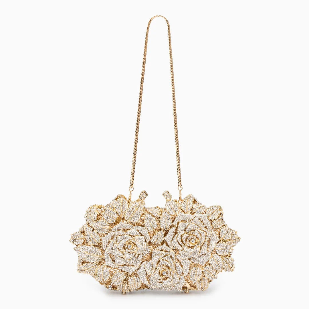 Vioraia Cecilia Rose Clutch Bag