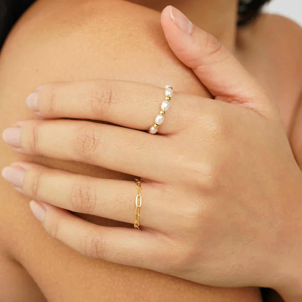 Vioraia Kai Mini Pearl Ring