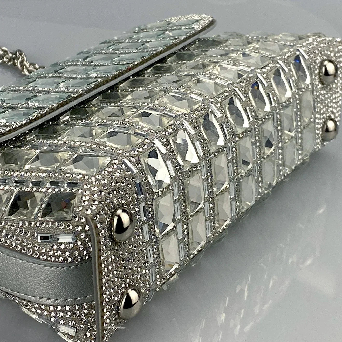 Vioraia Ayesha Gemstones Clutch Bag