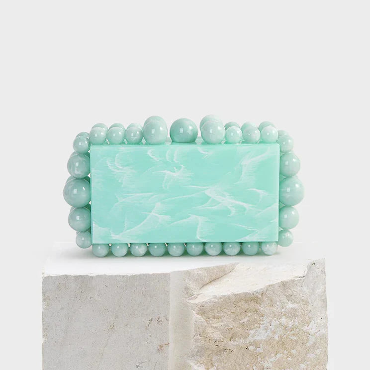 Vioraia Acrylic Cloud Clutch Bag