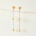 Vioraia Flower Power Petal Drop Earrings