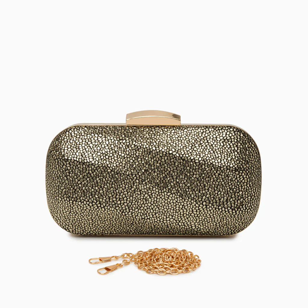 Vioraia Aurum Crush Clutch Bag