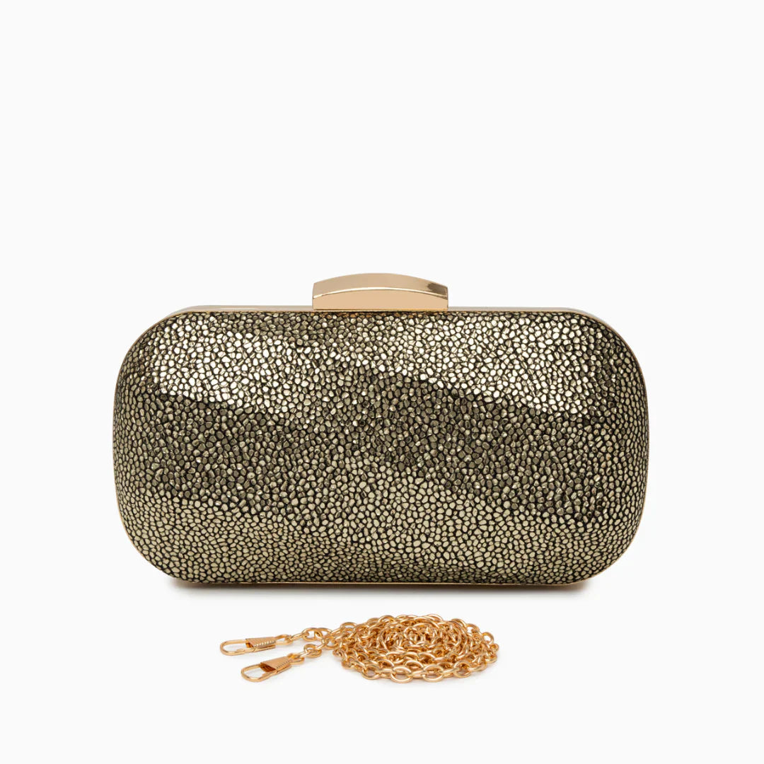 Vioraia Aurum Crush Clutch Bag