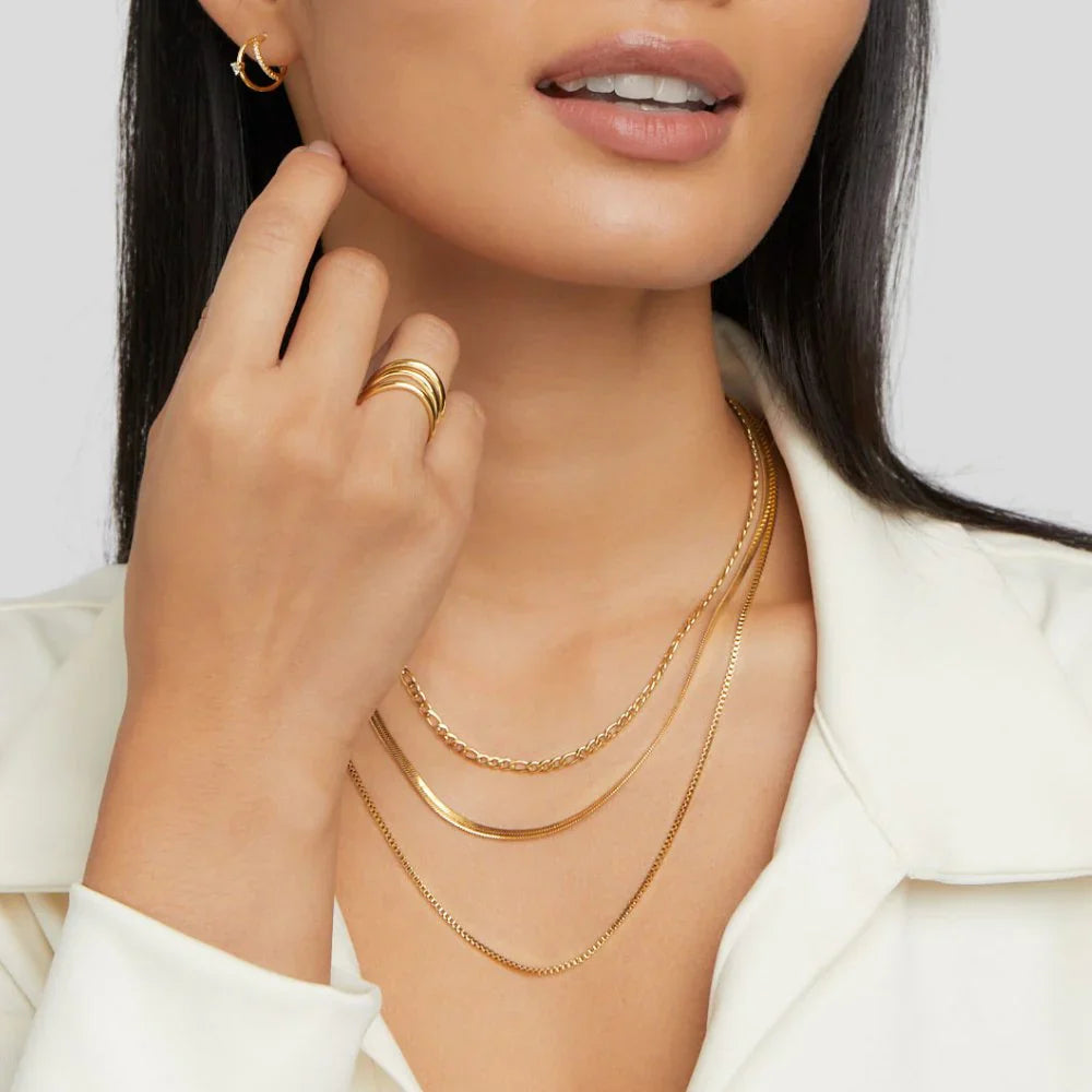 Vioraia Vienna Layered Chain Necklace