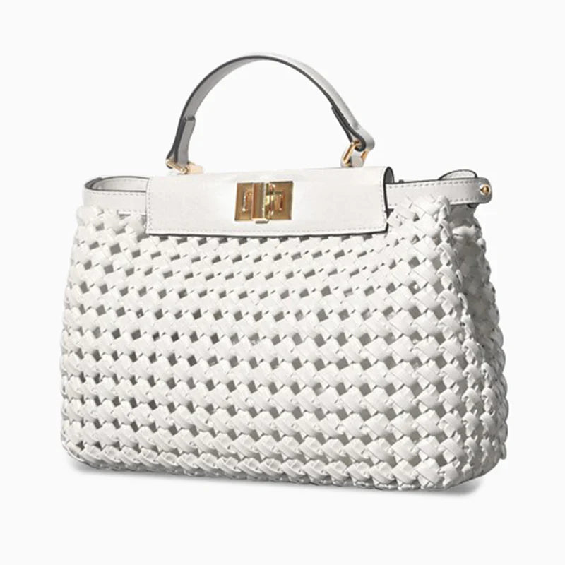 Vioraia Madelynn Braided Tote Bag