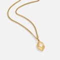 Vioraia Aliyah White Crystal Necklace