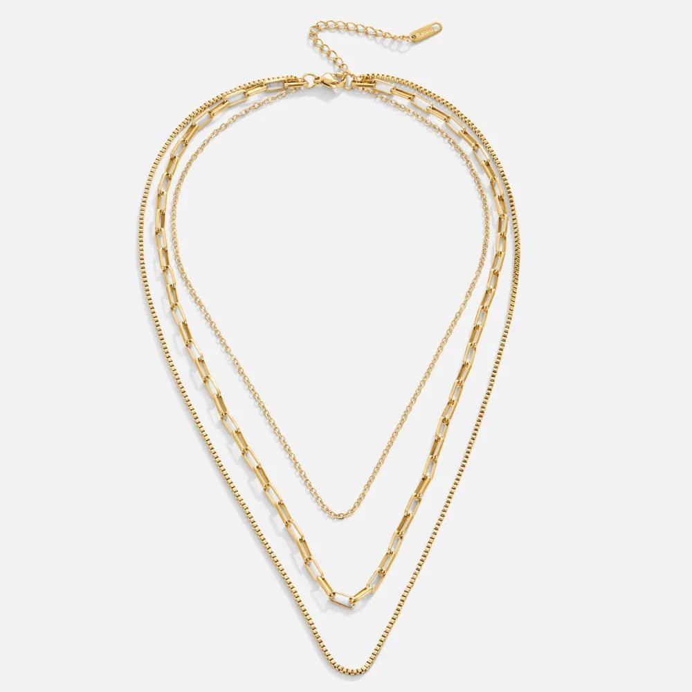 Vioraia Miela Layered Chain Necklace