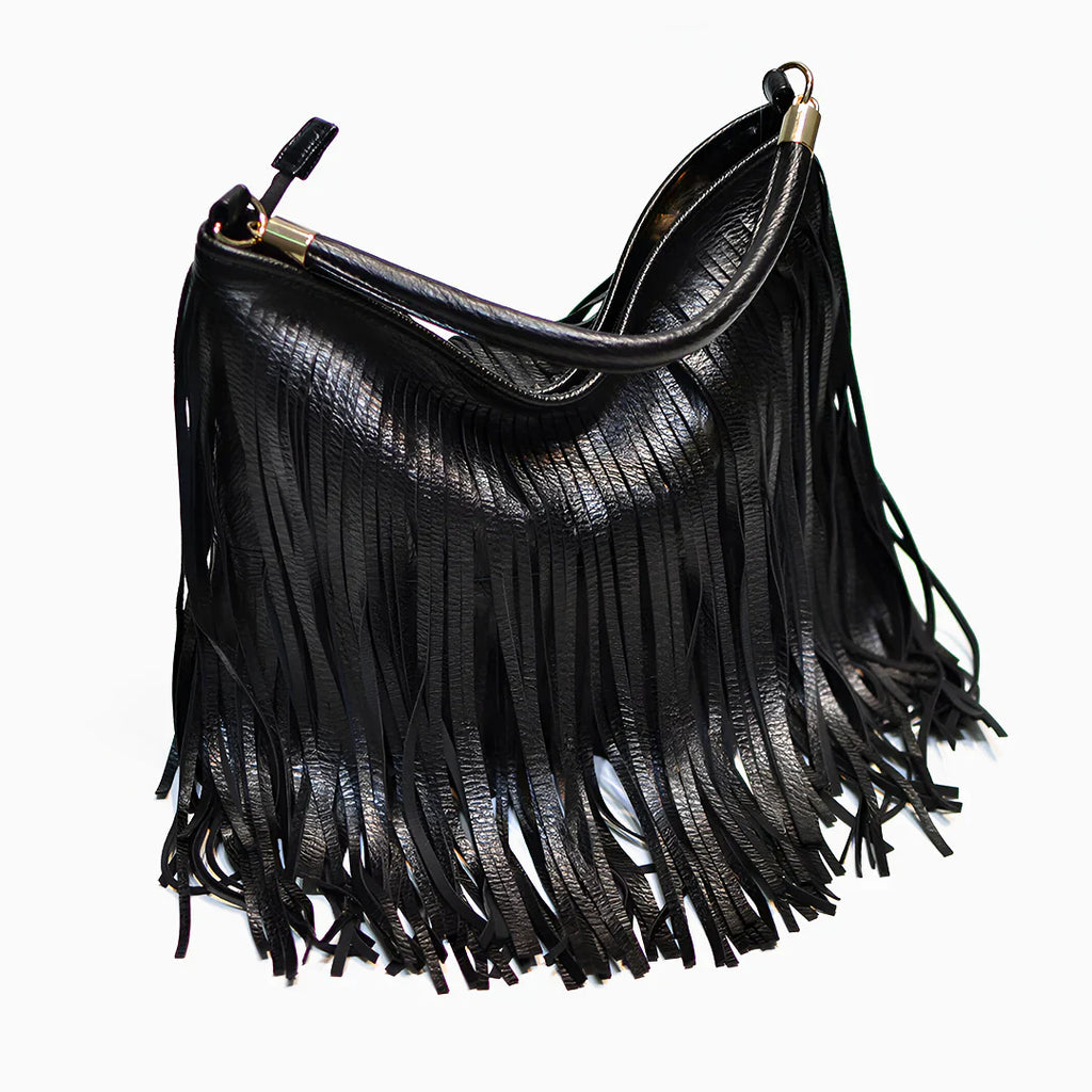 Vioraia Edina Tassel Crossbody Bag